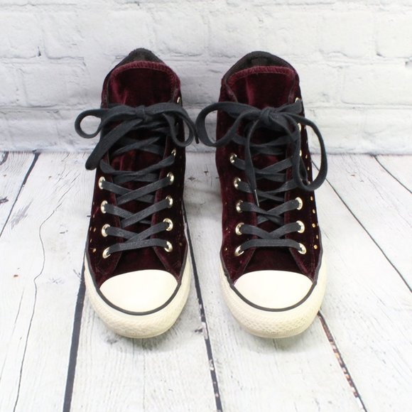 CONVERSE Studded Chuck Taylor Sneakers Size 7 - Picture 5 of 10